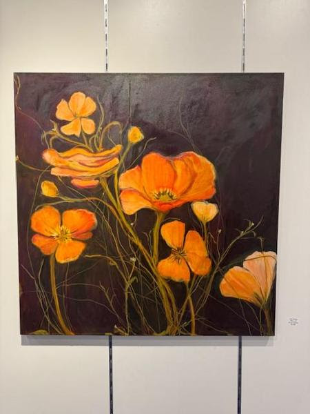 Amy Bilden, Flourish, Oil on canvas